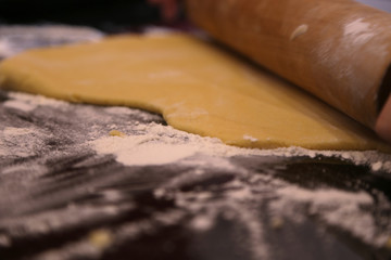 weihnachtsbäckerei, selbstgemachte Kekse für Weihnachten