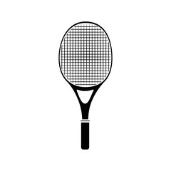 tennis racket isolated icon vector illustration graphic design