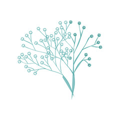 beautiful flower icon over white background vector illustration