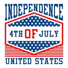 graphic independence united states for shirt and print