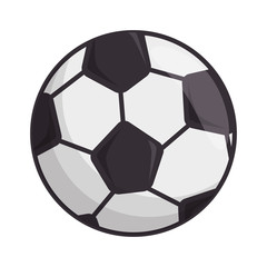 Fototapeta premium soccer ball icon over white background colorful design vector illustration