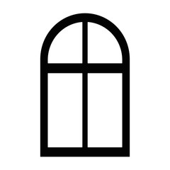 isolated window cartoon icon vector graphic illustration