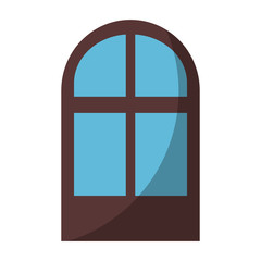 isolated window cartoon icon vector graphic illustration