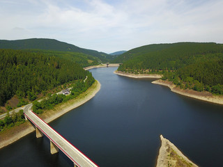 Fototapeta premium Lake in the National Park Harz