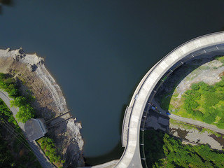 Dam on Oker in the National Park Harz, Germany