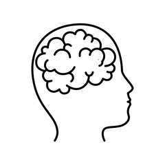isolated brain icon vector illustration graphic design