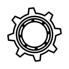isolated gear icon vector illustration graphic design