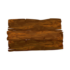 empty wooden signpost icon vector graphic illustration