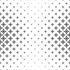 Abstract black and white thorn pattern background