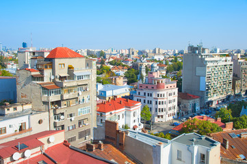Fototapeta na wymiar Bucharest cityscape, Romania