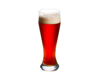 Beer isolated on white background. Ale