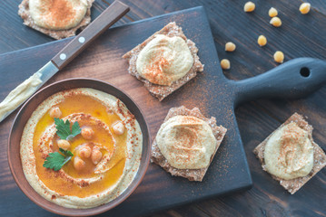 Bowl of hummus