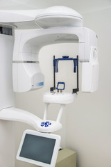 Modern Digital panoramic x-ray dental machine in dentistry