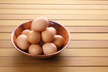 Eggs in  Bowl