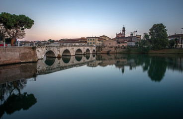 Tiberio bridge, Rimini Italy