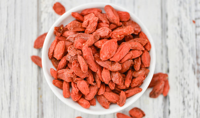 Portion of Goji Berries