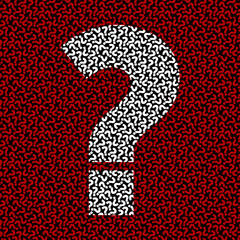 seamless question pattern and background vector illustration