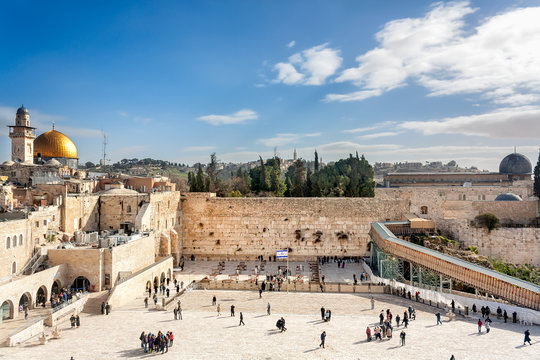 Jerusalem - Wailing Wall and Temple Mount