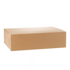 Backery box isolated ower white background