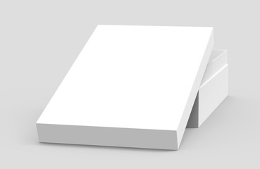 blank paper box