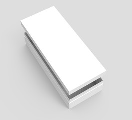 blank paper box