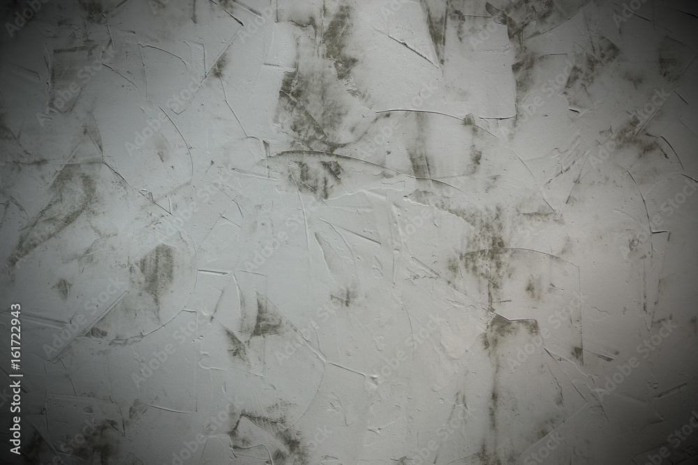 Poster design on cement and concrete with shadow for pattern and background
