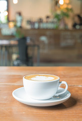 hot latte coffee