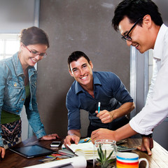 Business people in meeting room