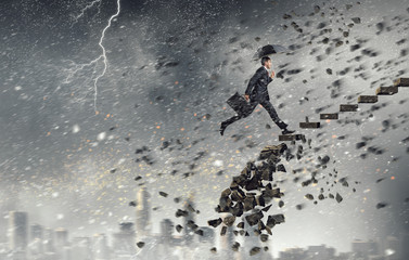 Obraz premium Any step maybe the last