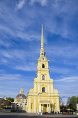 Place of interest of the city of St. Petersburg cathedral of Fortress of apostles Pyotr and Pavel
