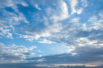 Agricultural plots countryside Thailand view / Beautiful clouds