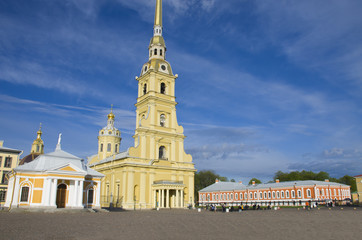 Place of interest of the city of St. Petersburg cathedral of Fortress of apostles Pyotr and Pavel
