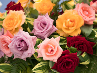 バラのフラワーアレンジ