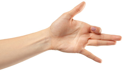 female hand gesture