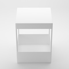 Canopy Tent on Isolated White Background