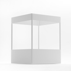 Canopy Tent on Isolated White Background