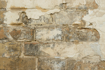 Brick texture with scratches and cracks