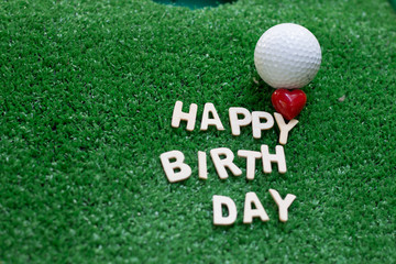 Happy birthday to golfer