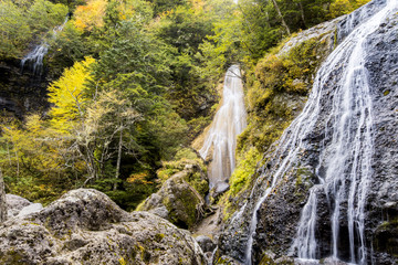 秋の三本滝