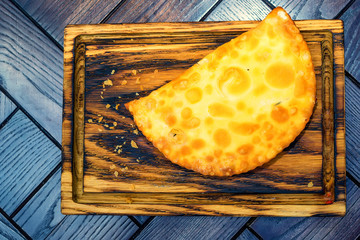 Khachapuri traditional Georgian bread with cheese