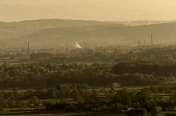 Fototapeta na wymiar panorama miasta 