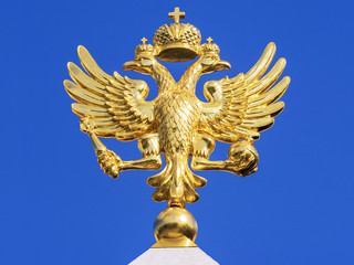 Golden two-headed eagle