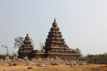 Mahabalipuram Shore Temple South Indian Dynasty architecture