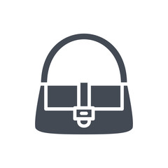 Women hand bag accessory silhouette icon
