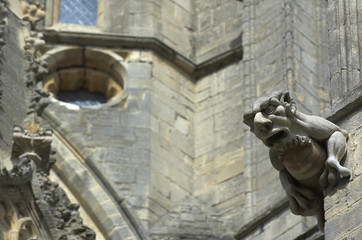 Naklejka premium Gargoyle on Ely Cathedral