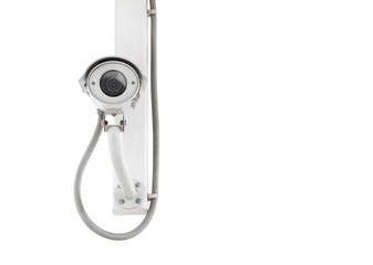 cctv isolated on white background (with clipping path)