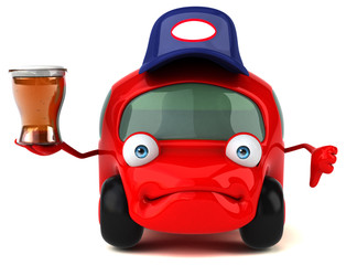 Fun car - 3D Illustration