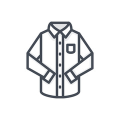 Classic Shirt Clothes Colored Icon