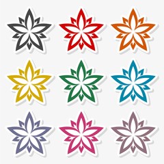 Fototapeta na wymiar Lotus Flower Logo
