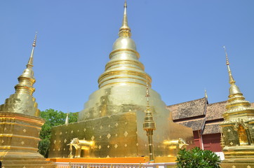 Wat Phra Sing temple Chiang Mai Thailand